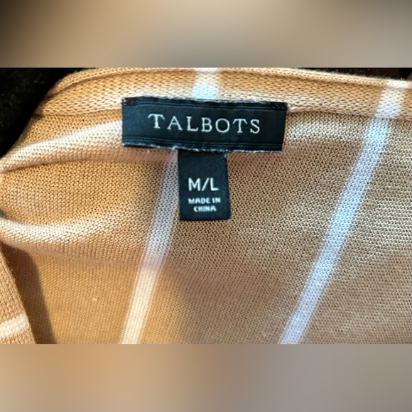 Talbots Asymmetrical Scoop-Neck Poncho - Picture 2 of 3